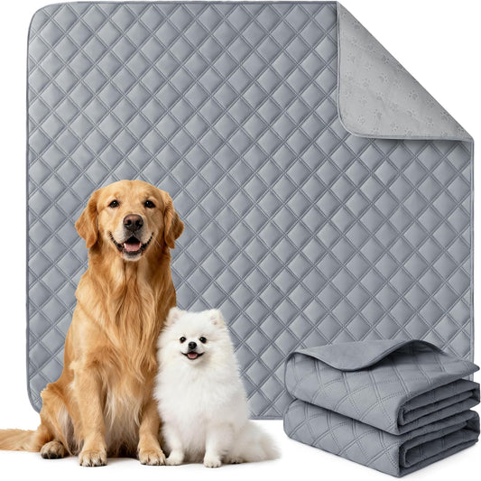 Reusable Washable Pee Pads for Dogs Large/Extra Large 36'' X 41'' 2 Pack, Absorbent Pet Puppy Dog Training Pads Non-Slip, Waterproof Potty Pads for Dogs Leak-Proof