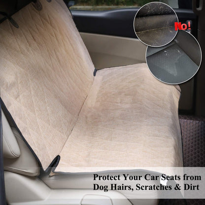 Dog Backseat Cover Pet Bench Protectors with Anti-Slip Backing, 46" L * 52" W