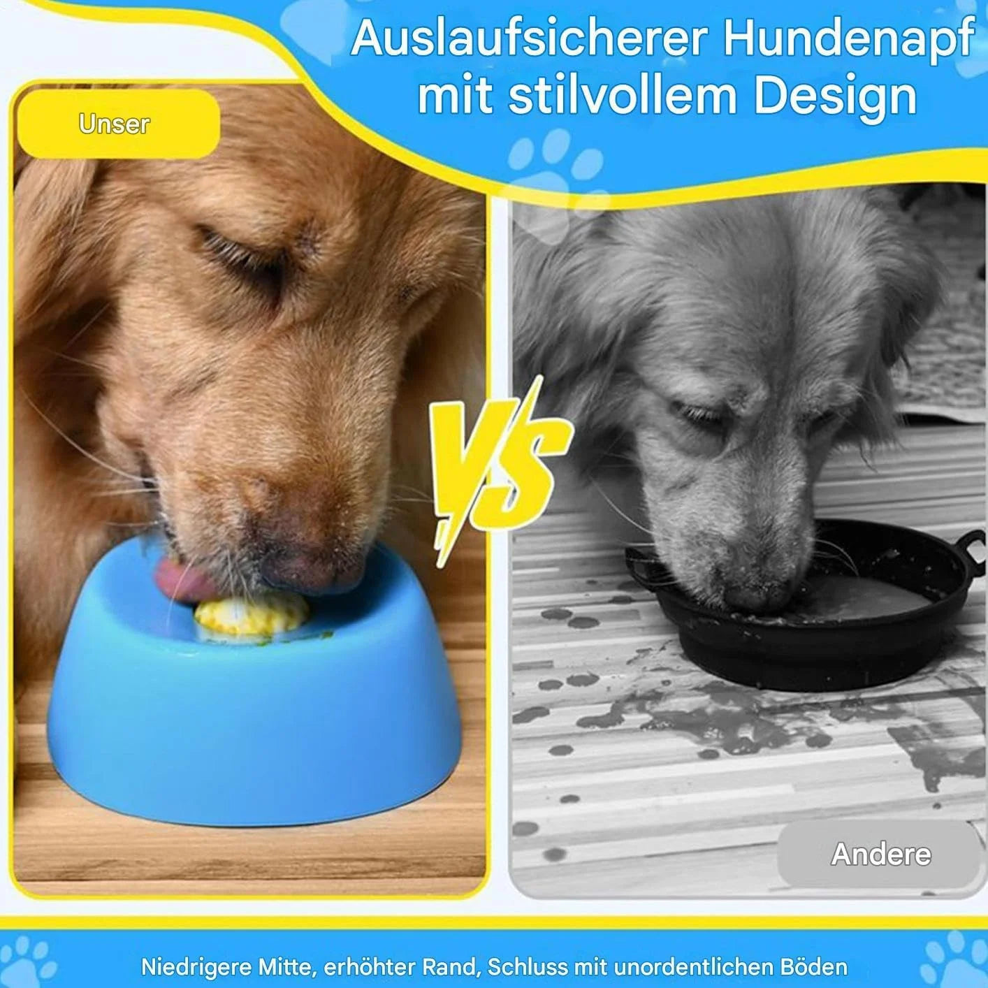 Dog Lick Bowl,Slow Feeder Dog Bowls, Anxiety-Relief Feeding Solution