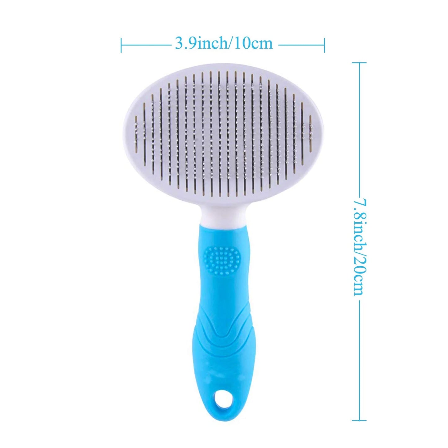 Self-Cleaning Deshedding Tool for Cats and Dogs - Effective Undercoat and Mat Removal for All Hair Lengths