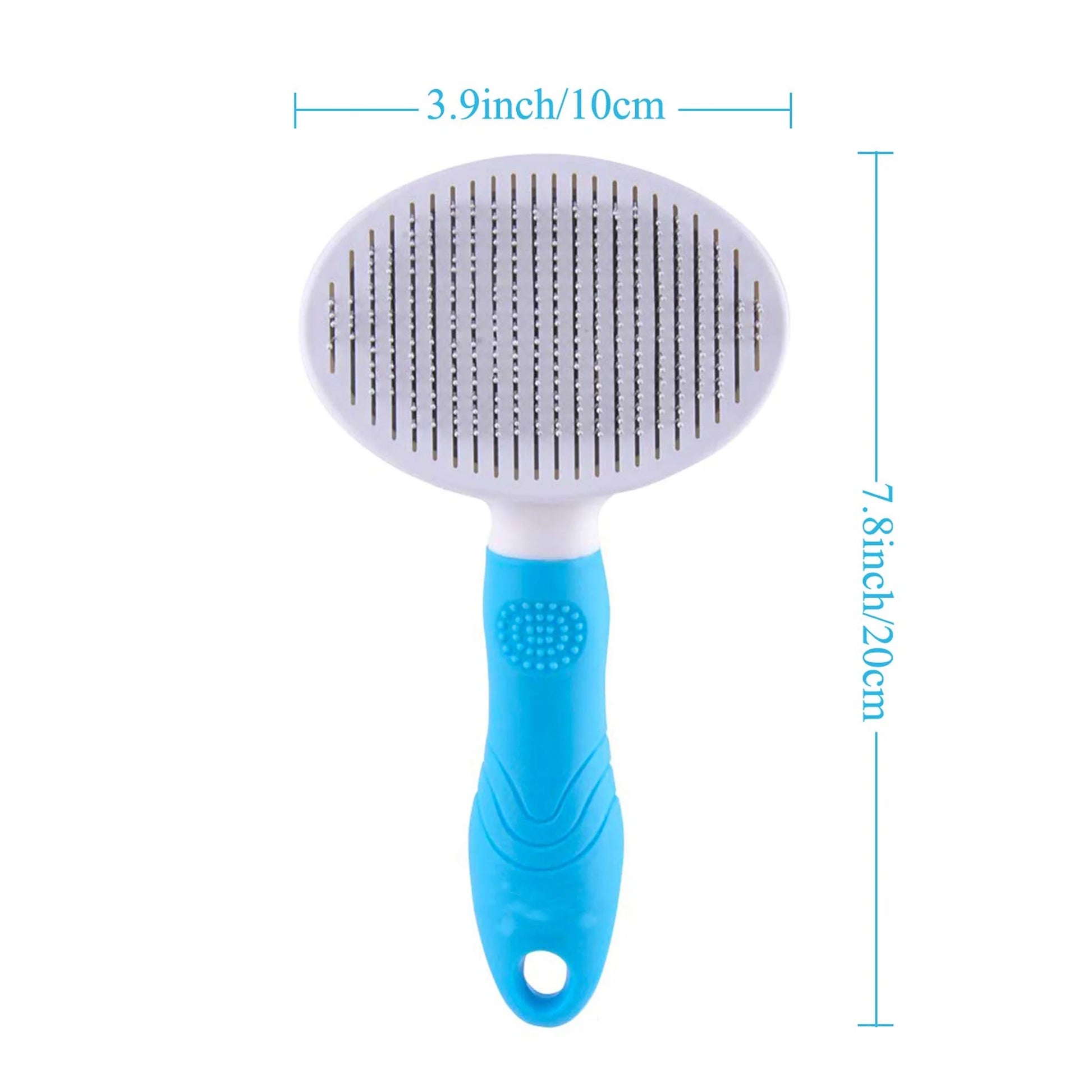 Self-Cleaning Deshedding Tool for Cats and Dogs - Effective Undercoat and Mat Removal for All Hair Lengths